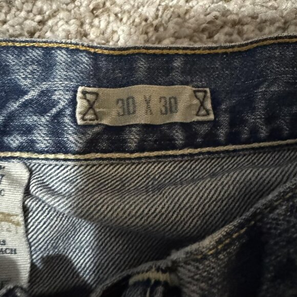 Polo Ralph Lauren Jeans Mens 30x30 Blue Denim Straight Leg 5-Pocket - Picture 5 of 11